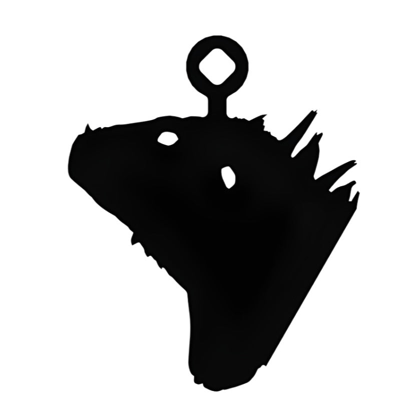 Full-Size iguana head