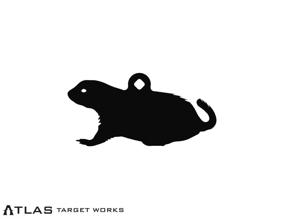 prone prairie dog target