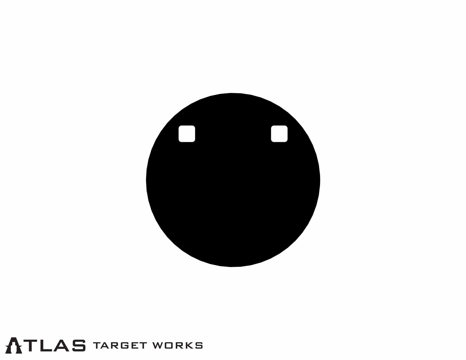 6" AR500 Steel Round Gong