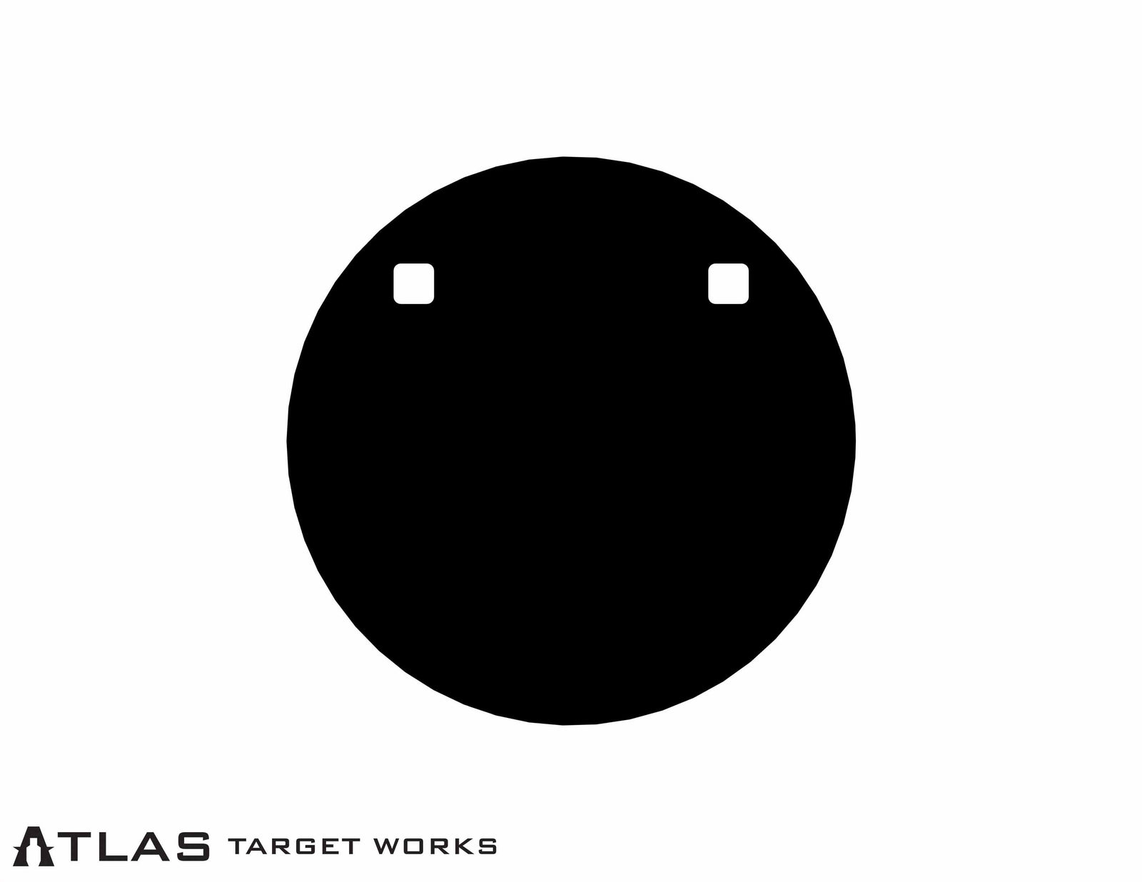 8" AR500 Steel Round Gong