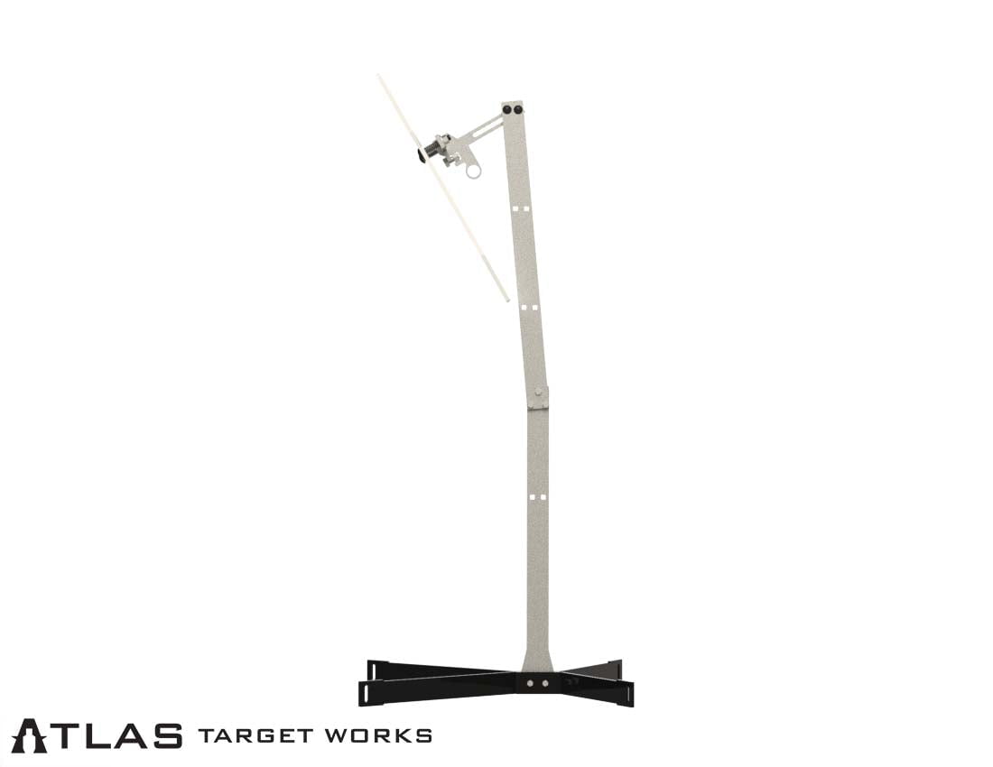 close range ar500 ipsc ac zone target side view