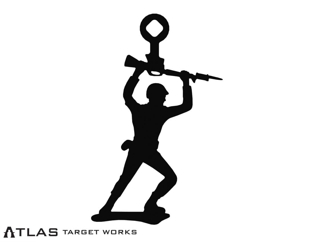 Green Army Men Rimfire Target - Bayonet