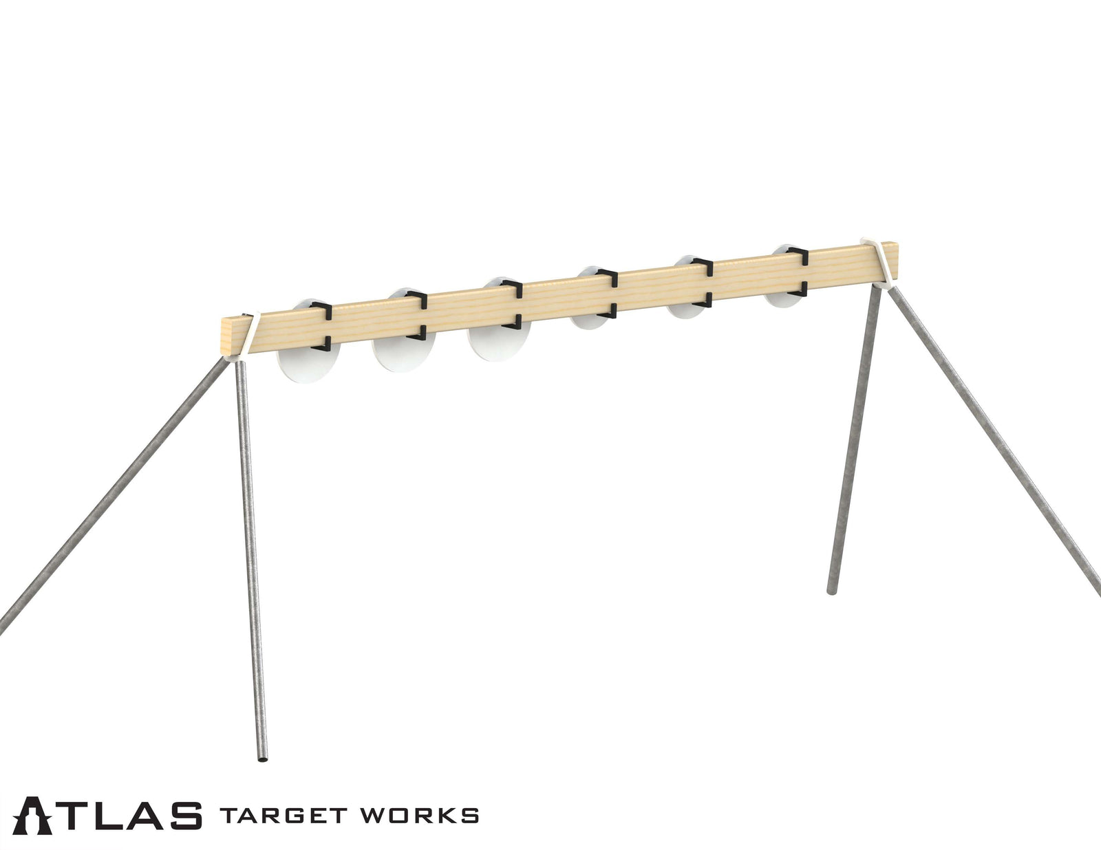 AR500 Poor Mans Plate Rack Front View