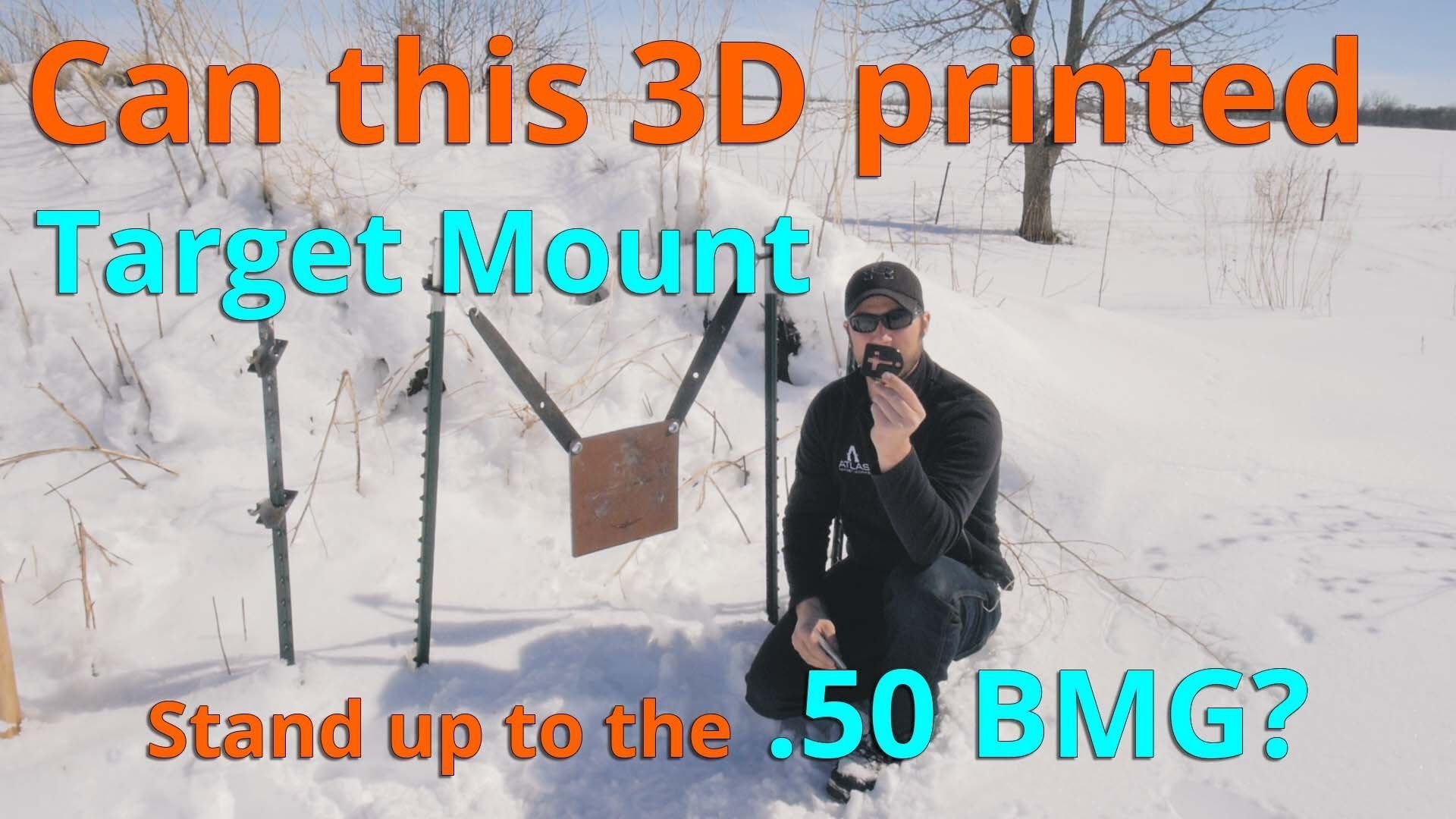 Free 3D Printed T-Post Steel Target Mount