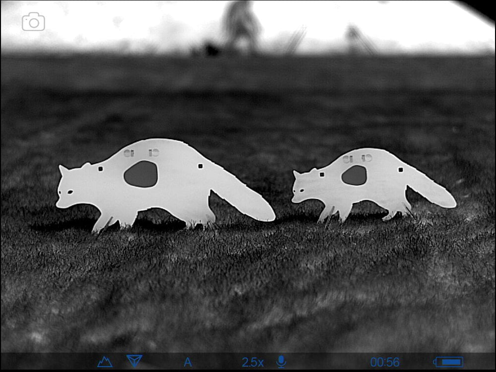 Raccoon Reactive Target - Full-Size - Side Profile - Atlas Target Works