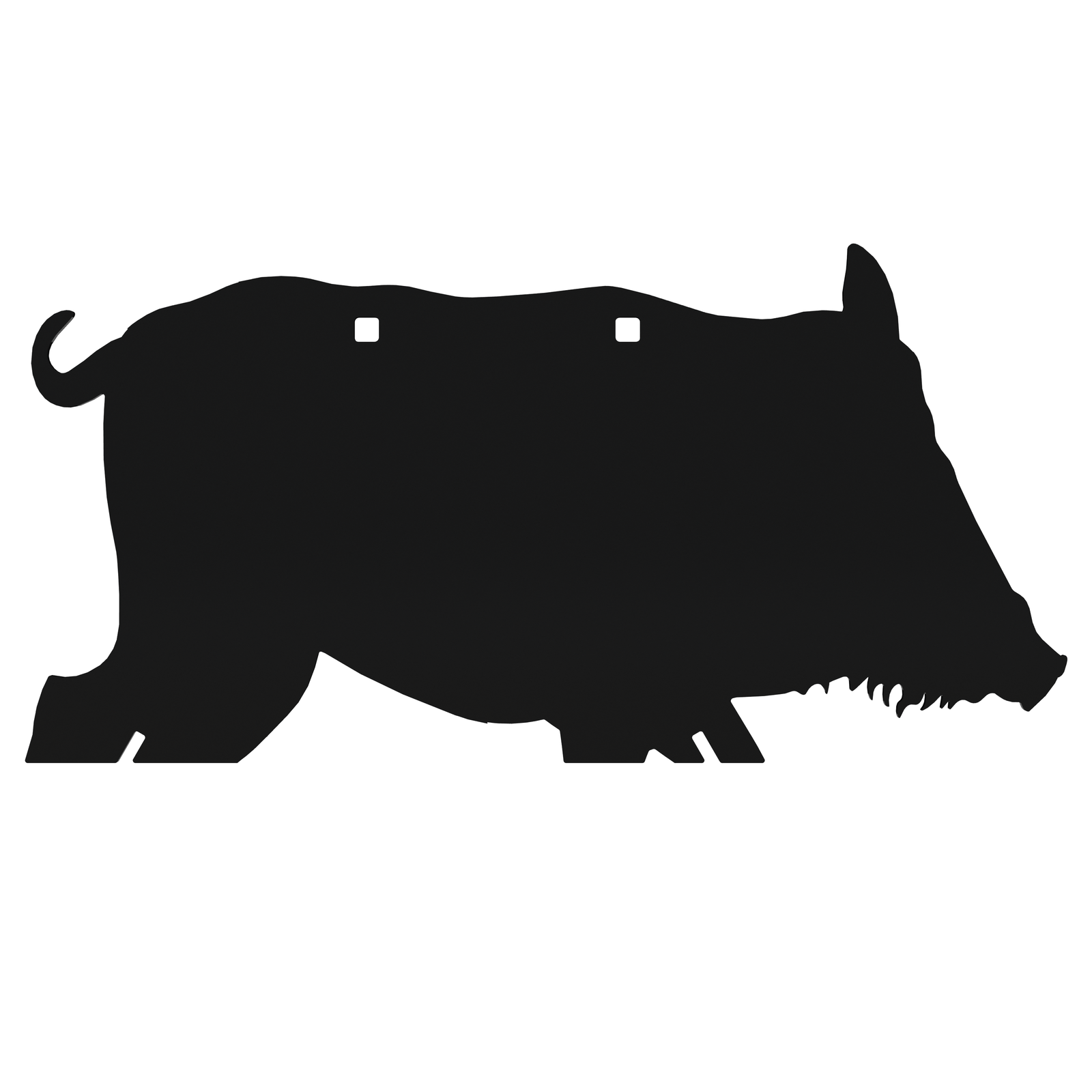 feral hog target silhouette
