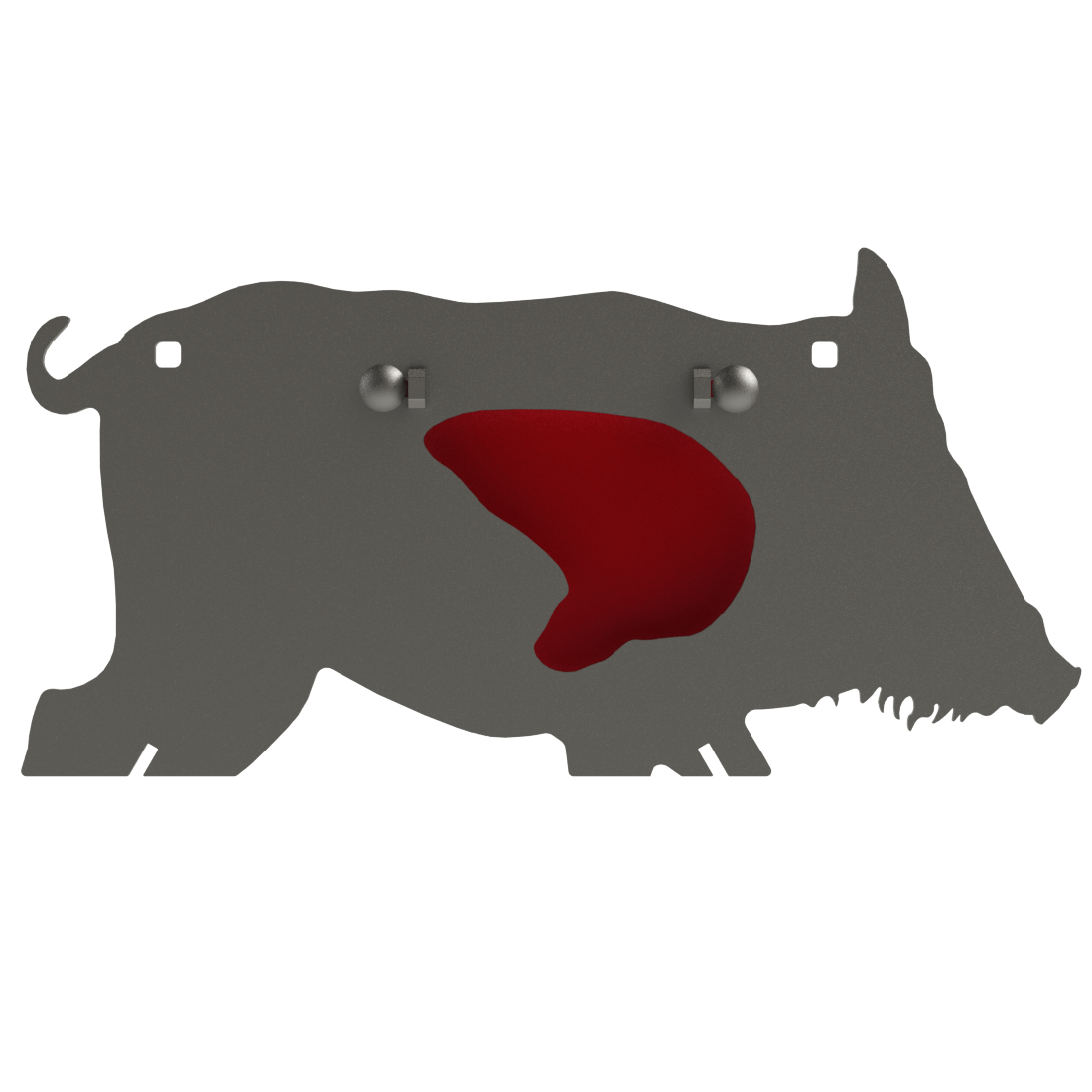 12x24 feral hog with reactive vital target