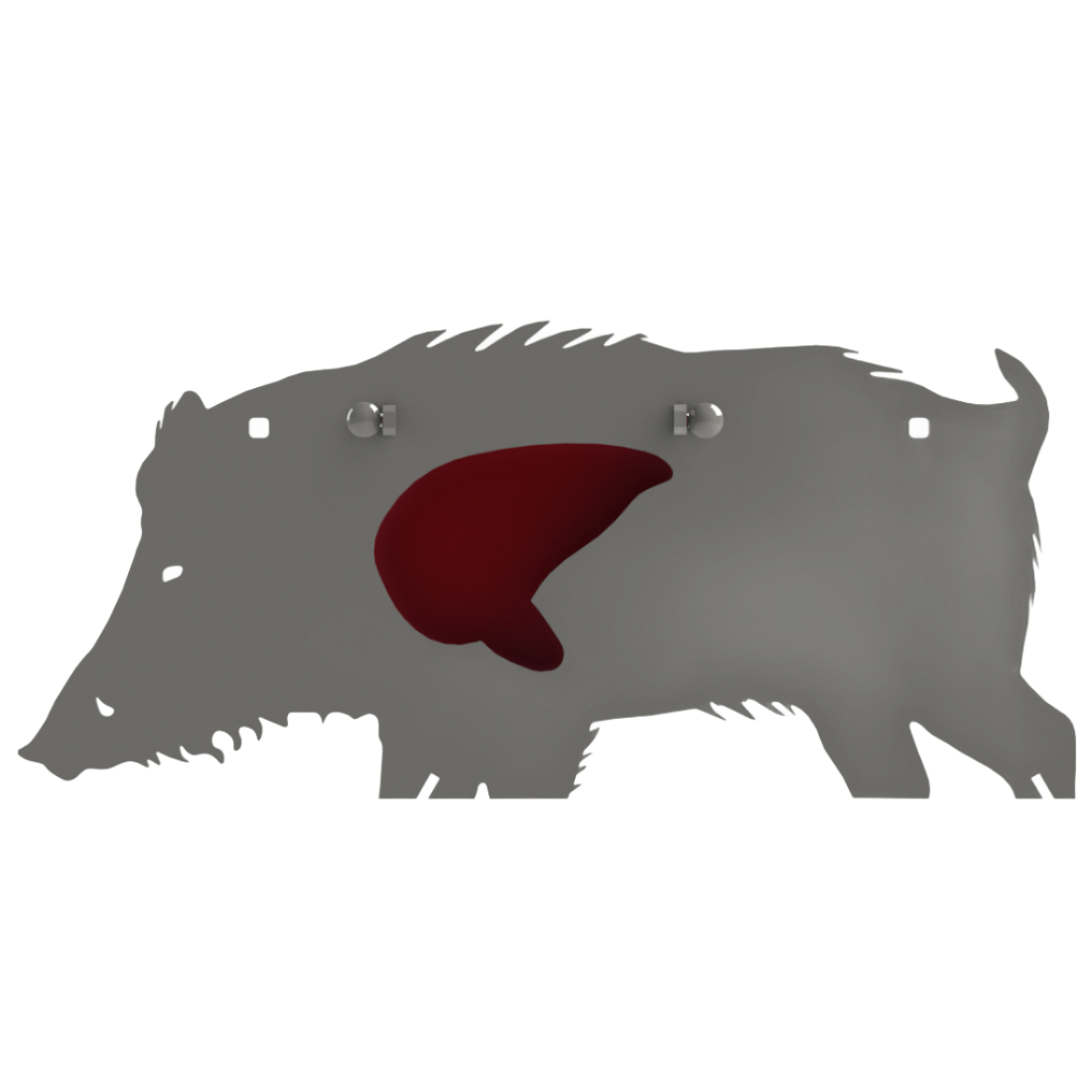 32" Reactive Feral Hog Steel Target