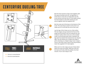 centerfire dueling tree assembly instructions