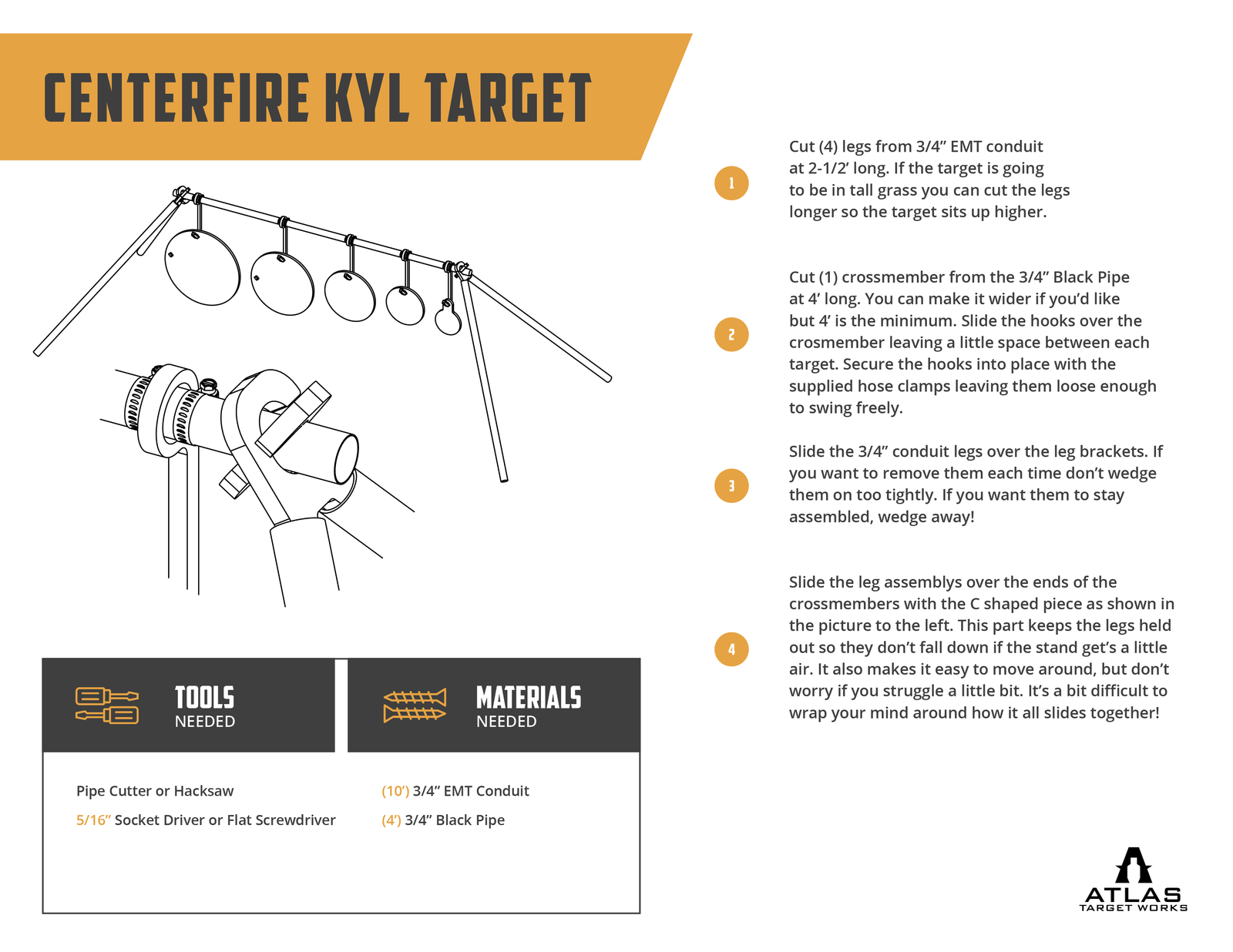 centerfire kyl assembly instructions