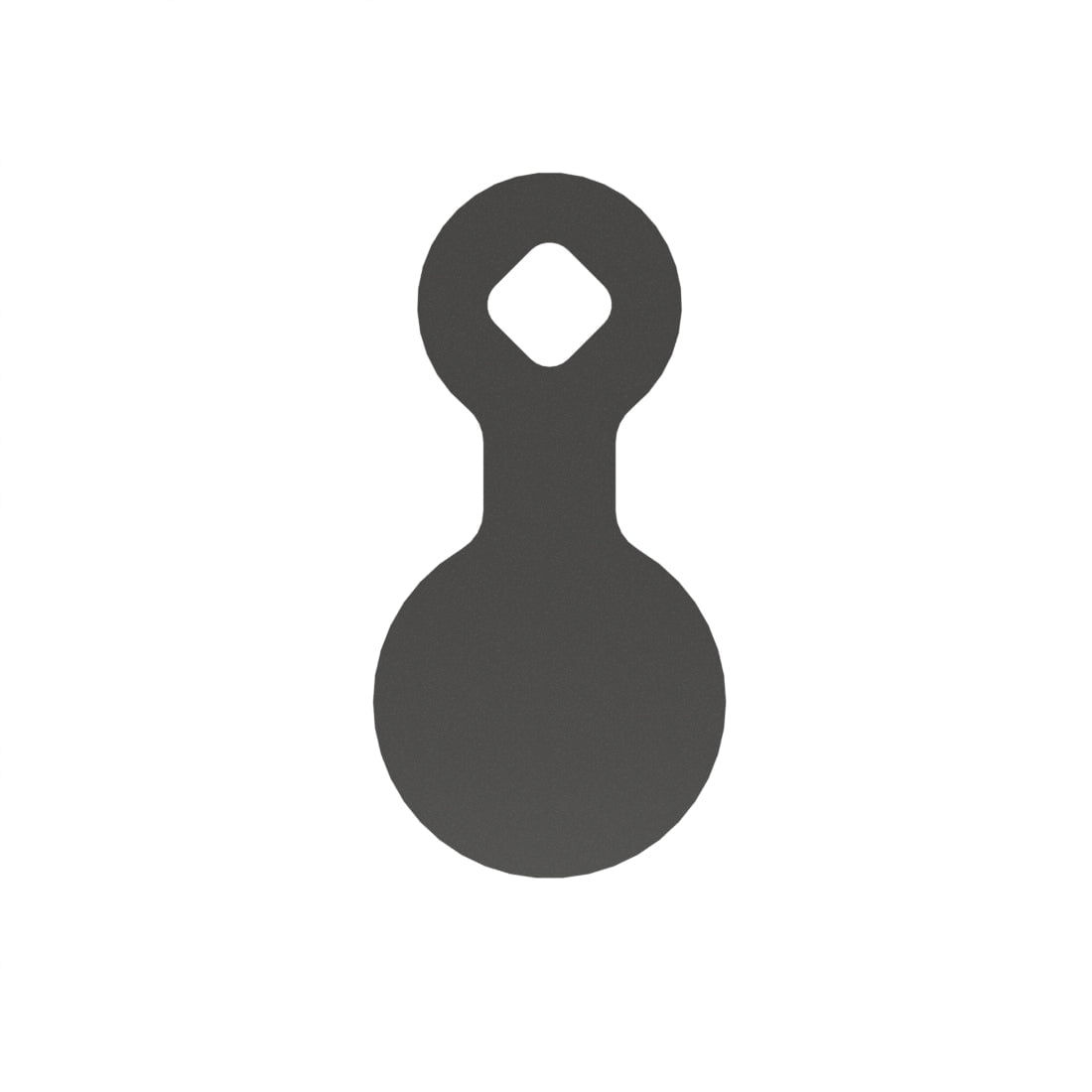 single hole round rimfire steel gongs