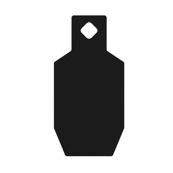 Cible IPSC Mini Officielle – Disque De Compétition 30,6 X 38,1 Cm, Zones A/C/D Perforées
