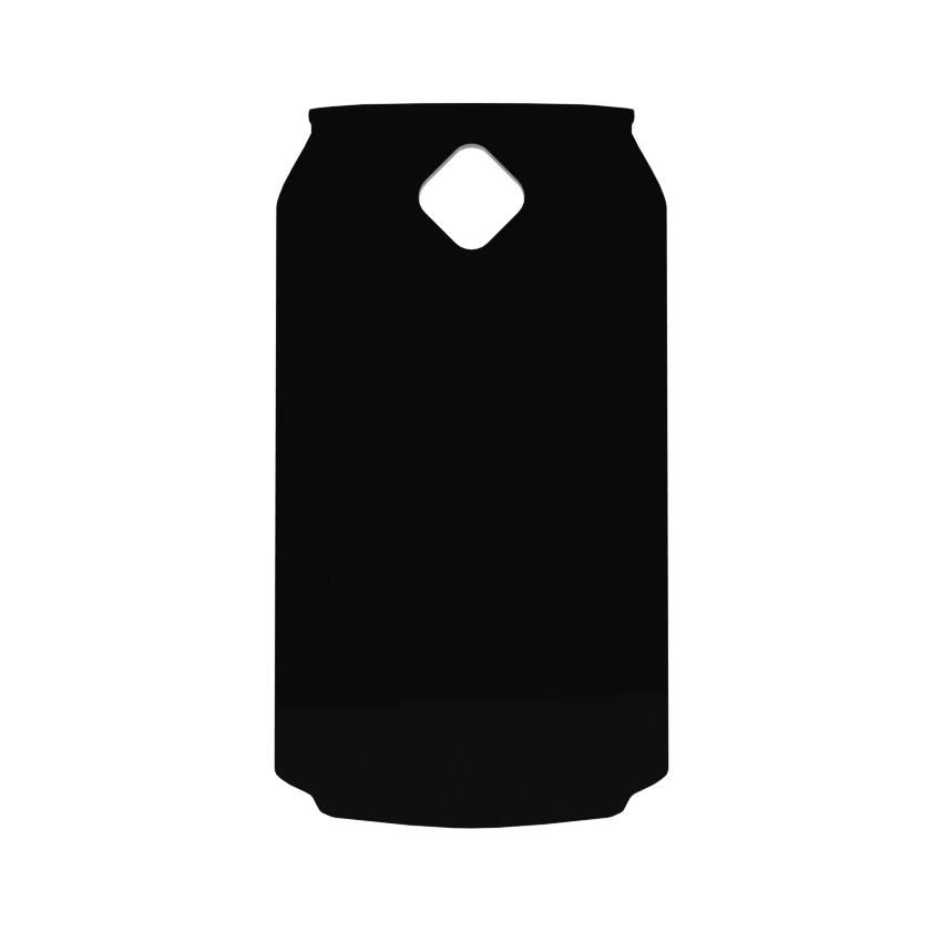 pip can silhouette steel target