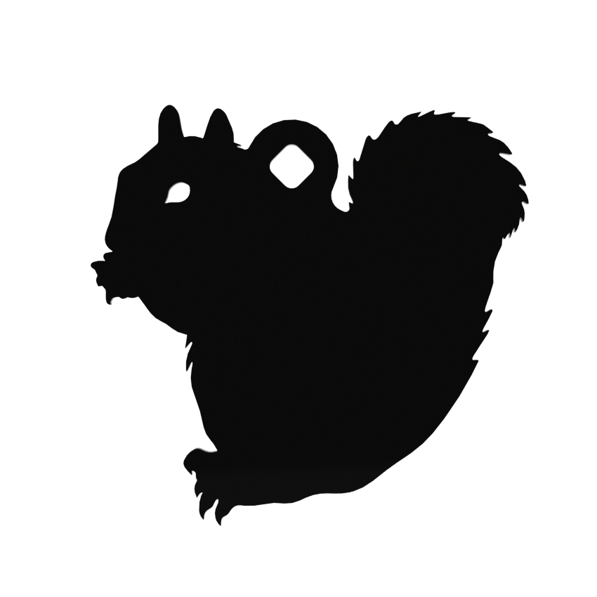 life size squirrel target
