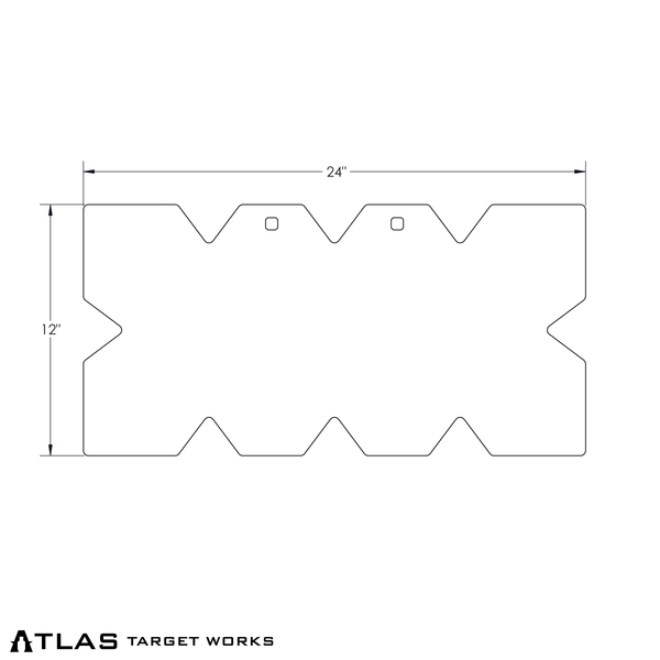Centerfire Sight In Target - Atlas Target Works