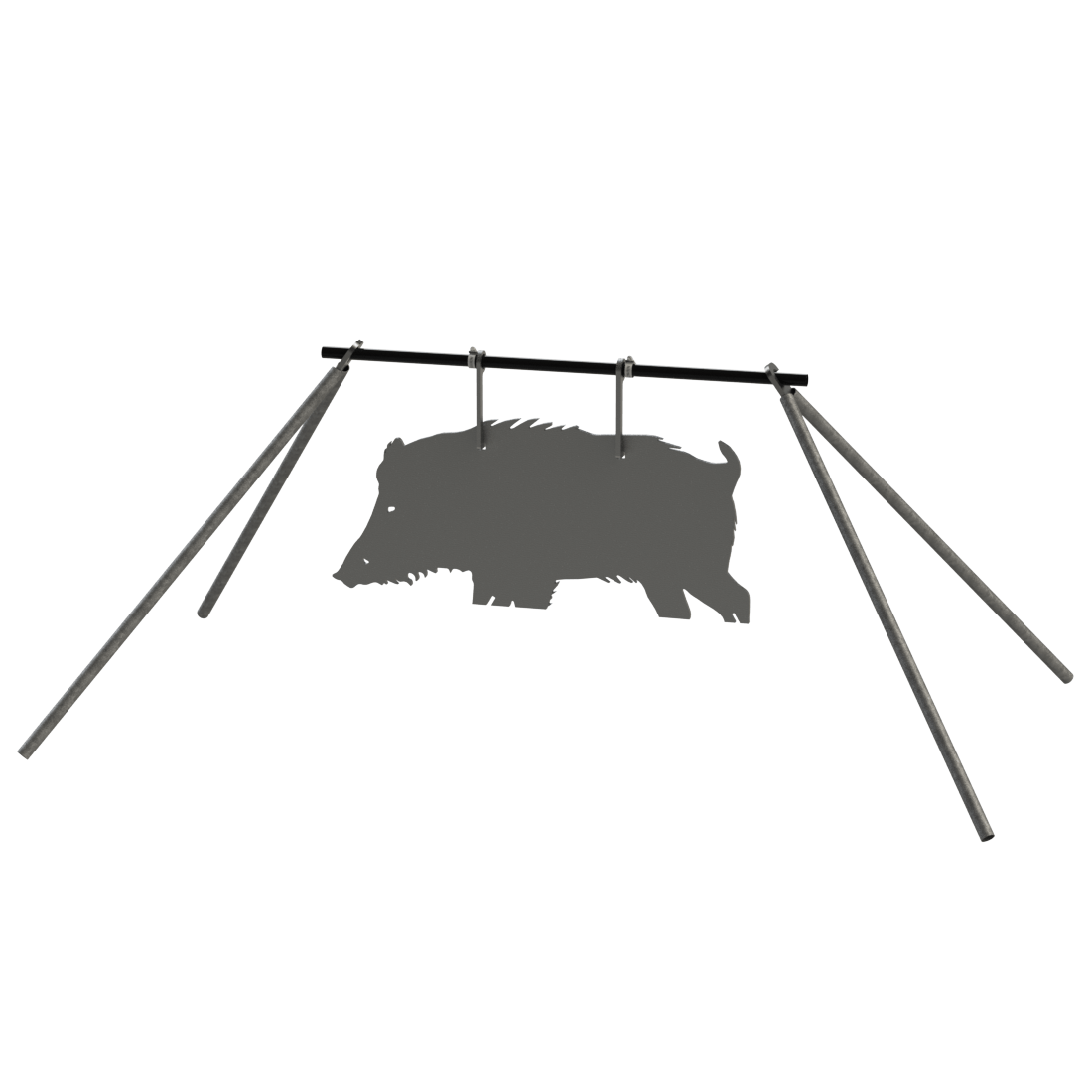 Gong Hanger Kit - Single or Double Hooks (Parts shown in red)