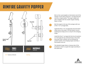 gravity popper assembly instructions