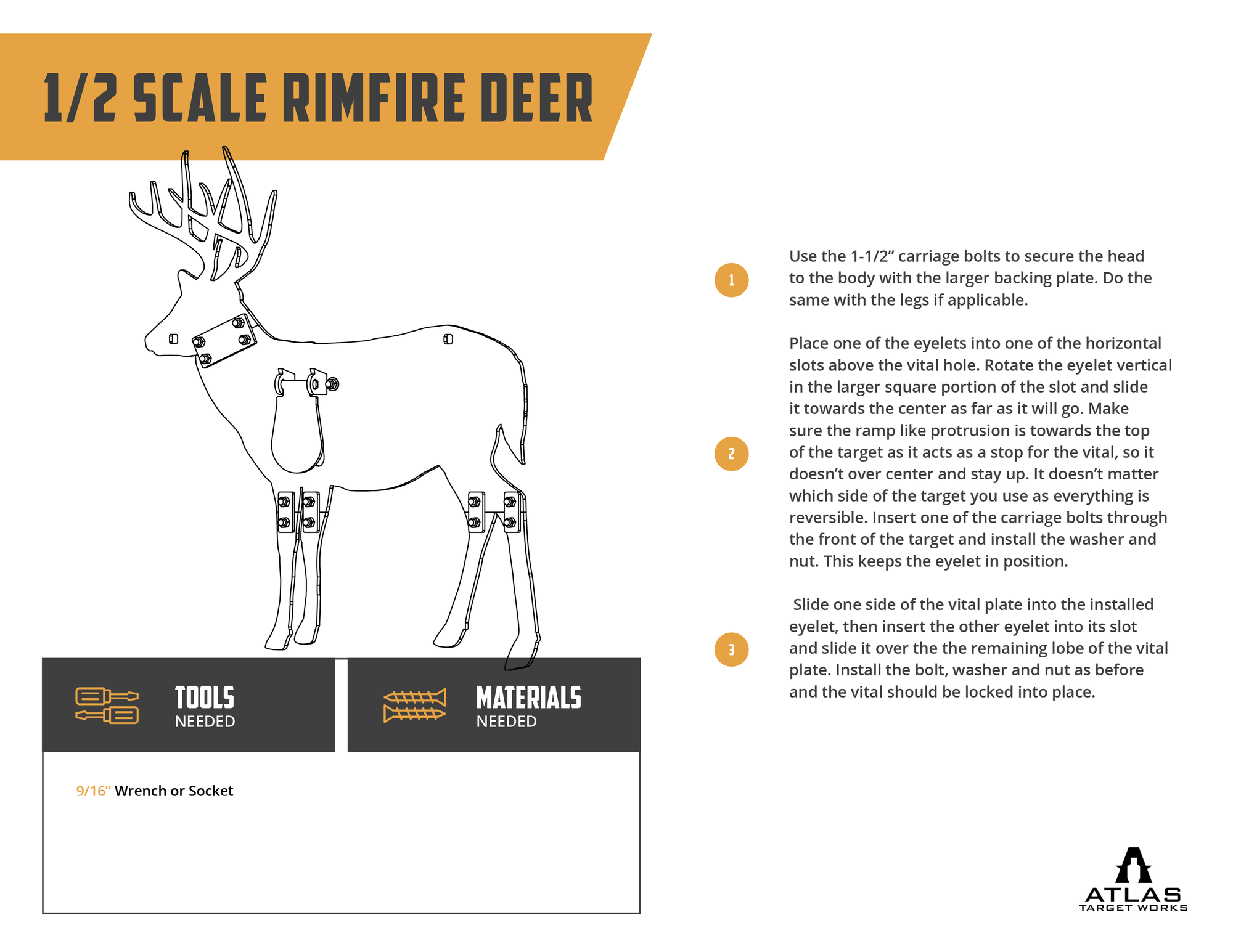 rimfire deer assembly instructions