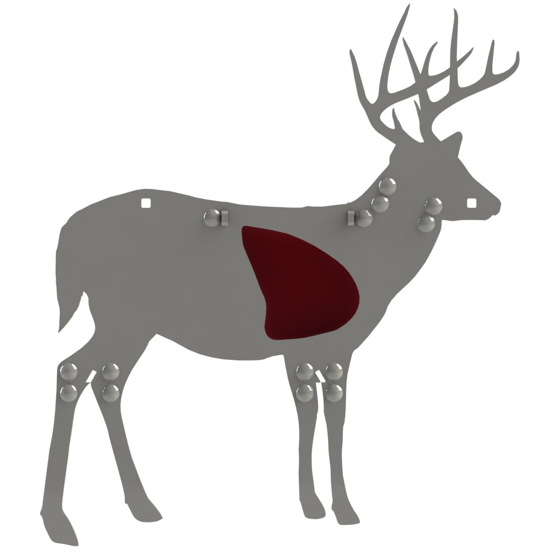 Half Scale Whitetail Buck Target with legs