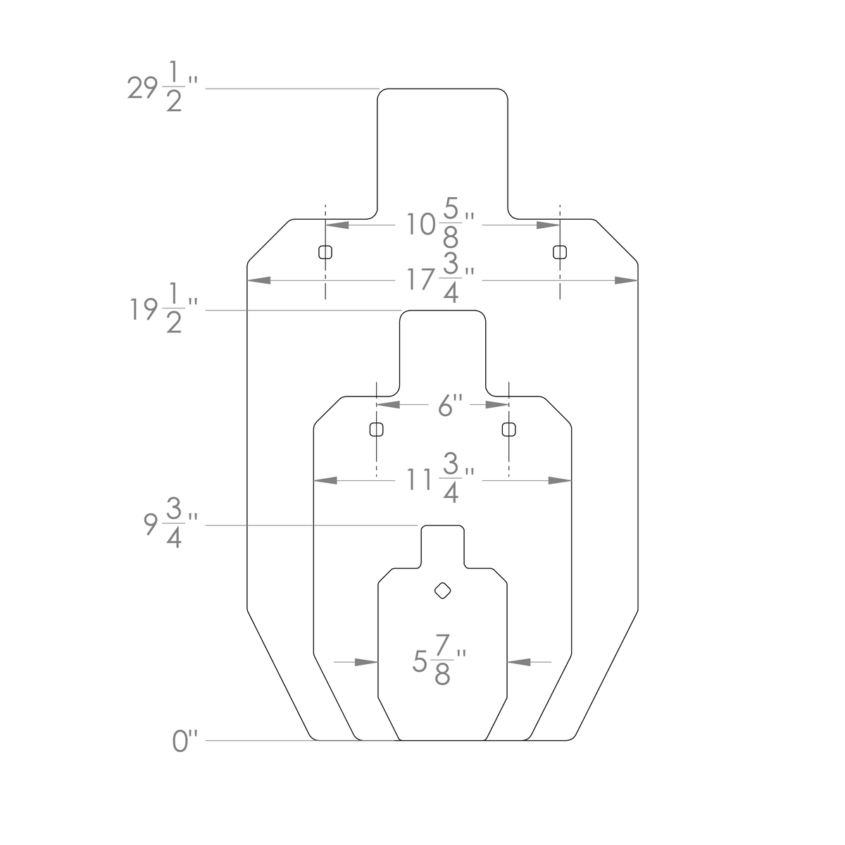 IPSC Gongs - 100% 66% & 33%