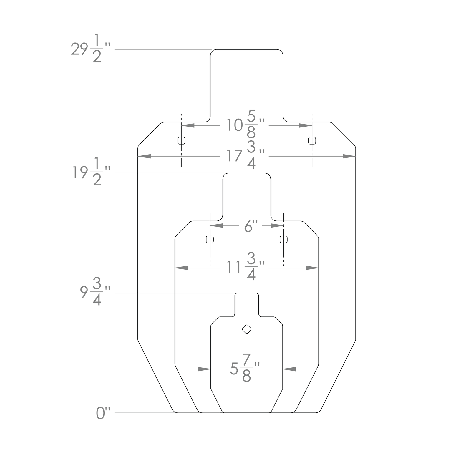 IPSC Gongs - 100% 66% & 33%