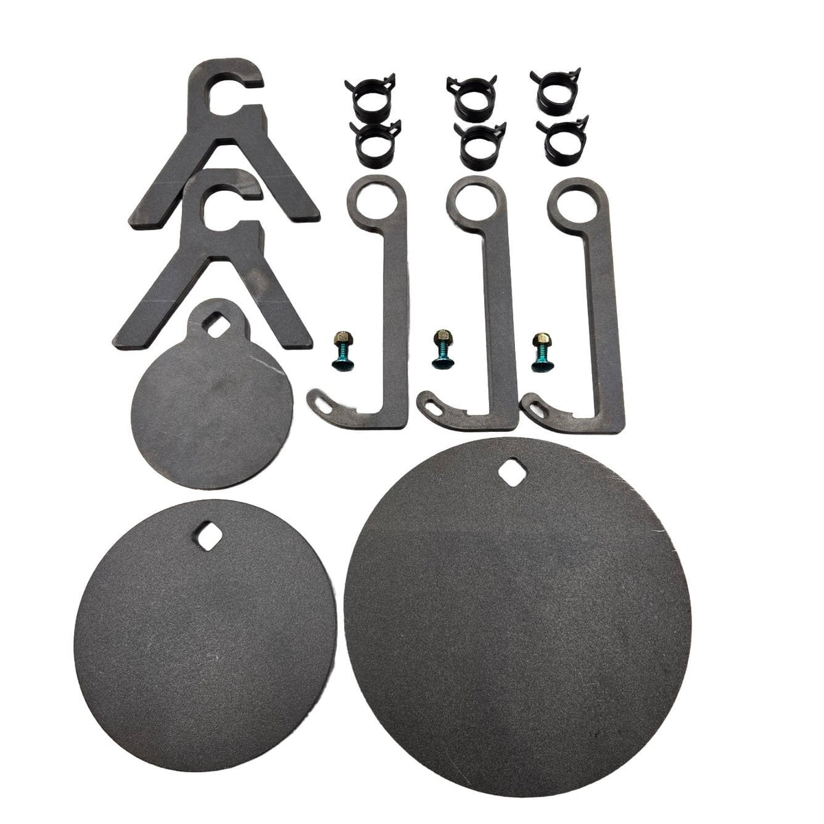 rimfire long range gong target kit components