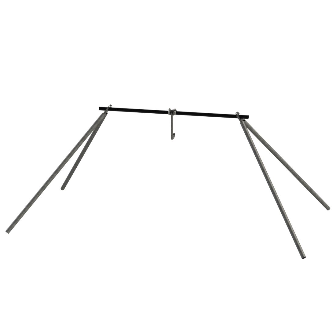 Gong Hanger Kit - Single or Double Hooks (Parts shown in red)