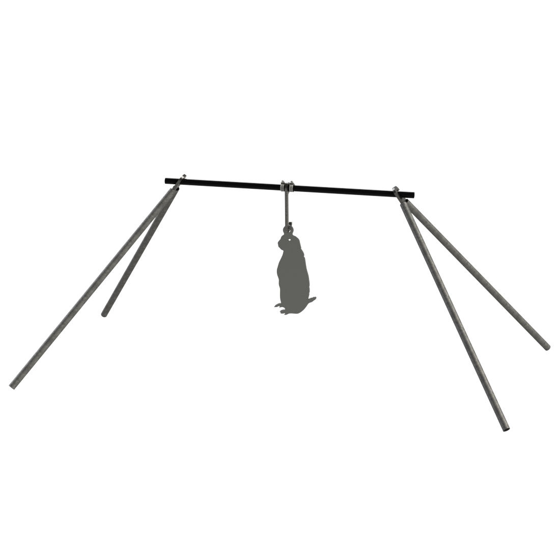 Gong Hanger Kit - Single or Double Hooks (Parts shown in red)