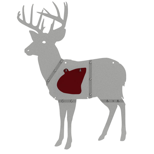 A deer / 鹿 A deer / 鹿 A deer / 鹿 A deer with large antlers appears near a