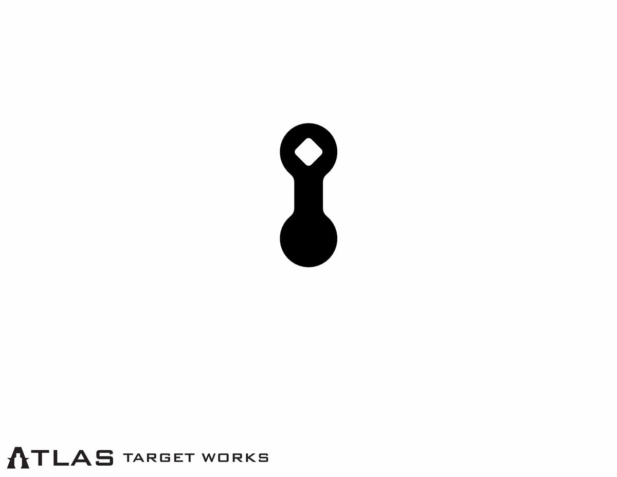 1.5"x1/4" AR400 Gong