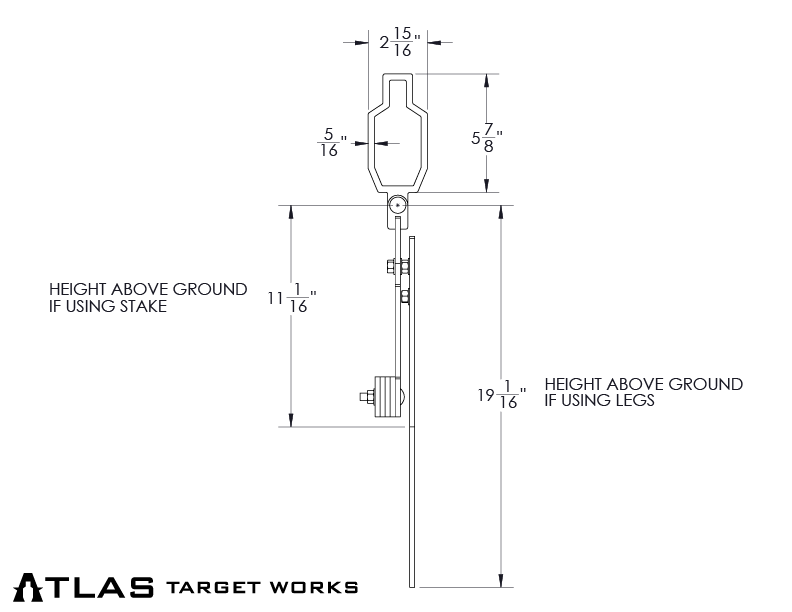 Rimfire Gravity Popper - Multiple Target Shapes
