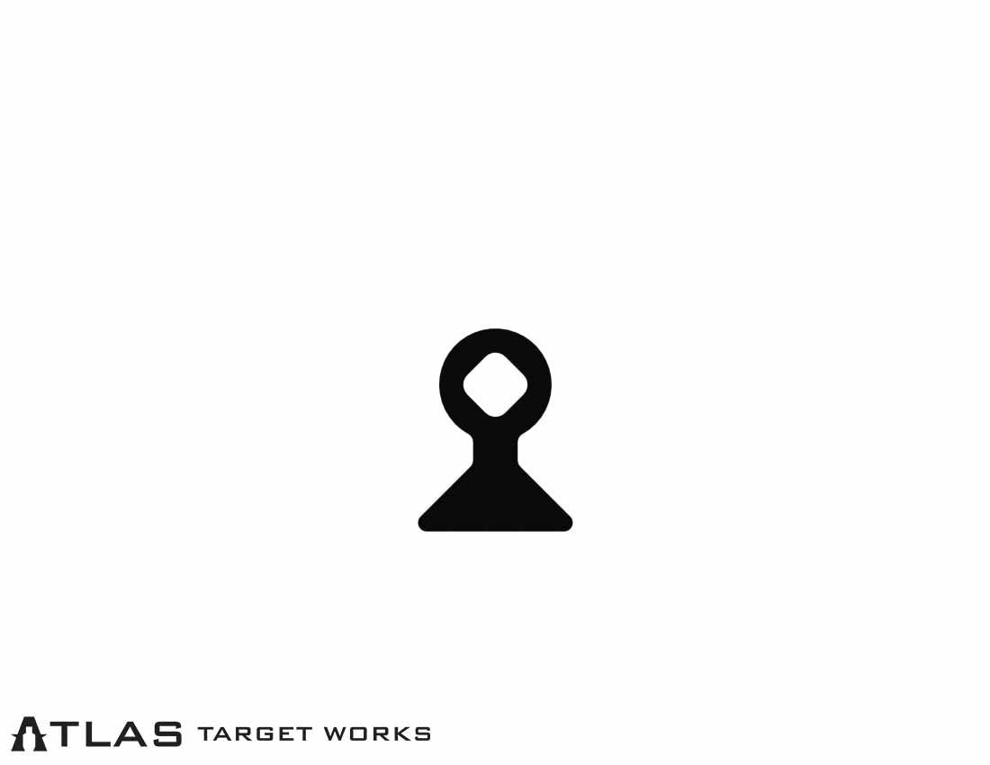 2" AR500 Stubby Triangle Target Cover Image