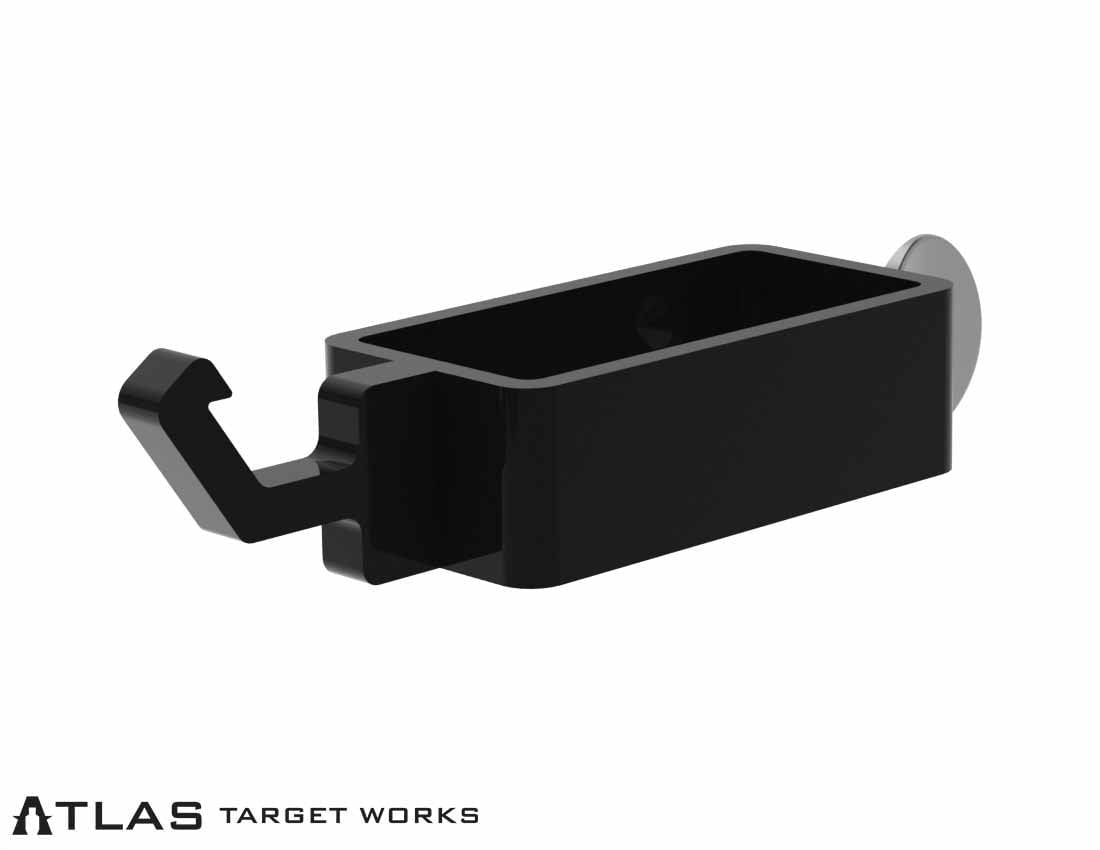2x4 Target Hook Mount with AR500 Hook without 2x4