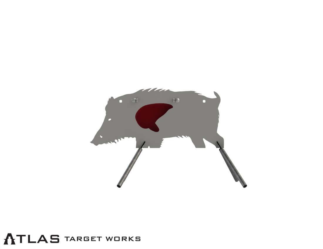 32" Feral Hog with mobile leg base