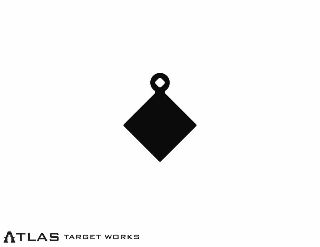 AR500 Diamond Gong - 4"