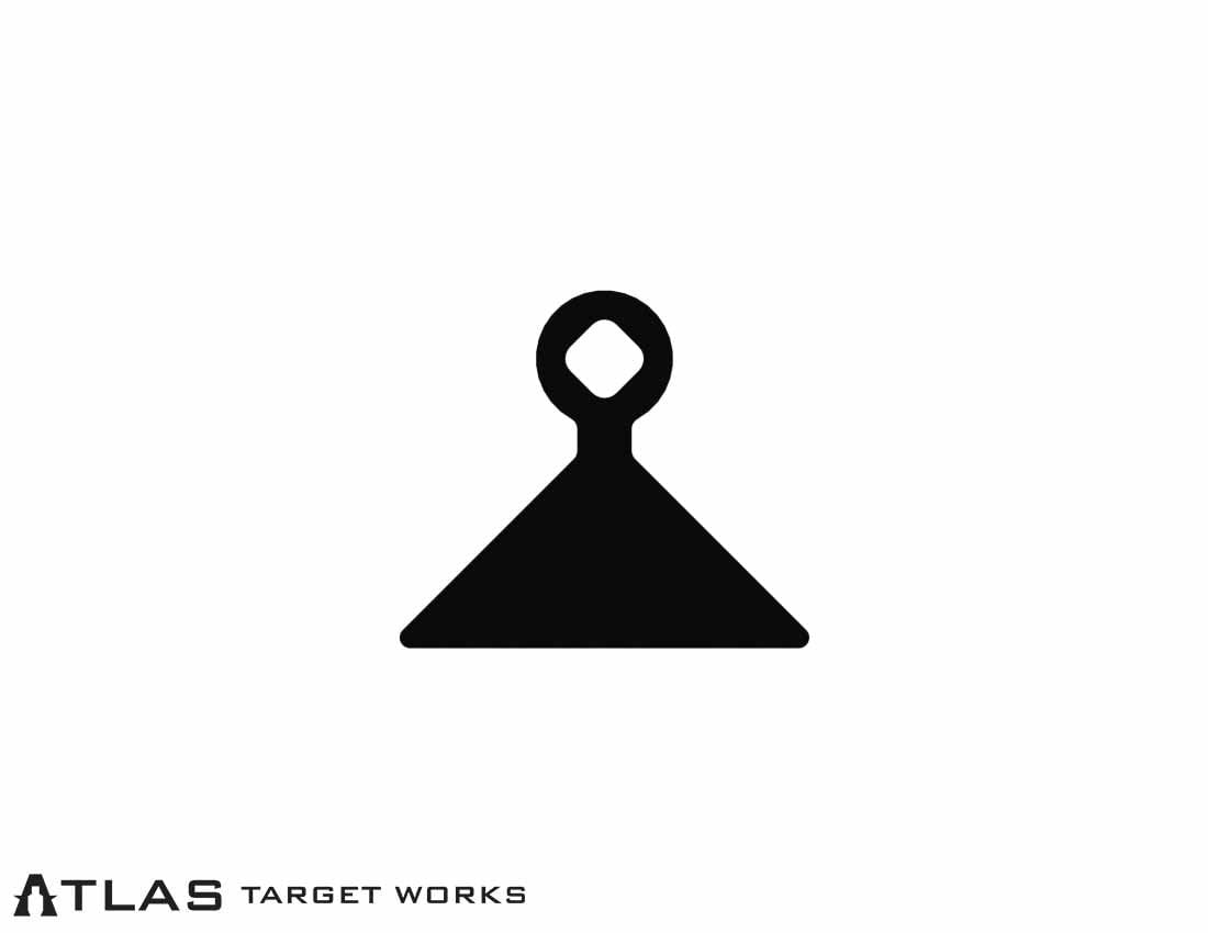 4" AR500 Stubby Triangle Target Cover Image