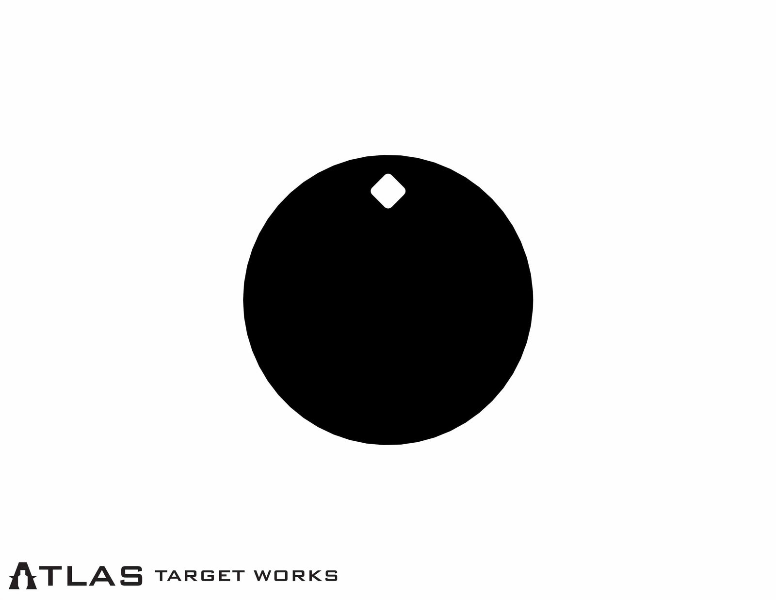 6" AR500 Steel Round Gong