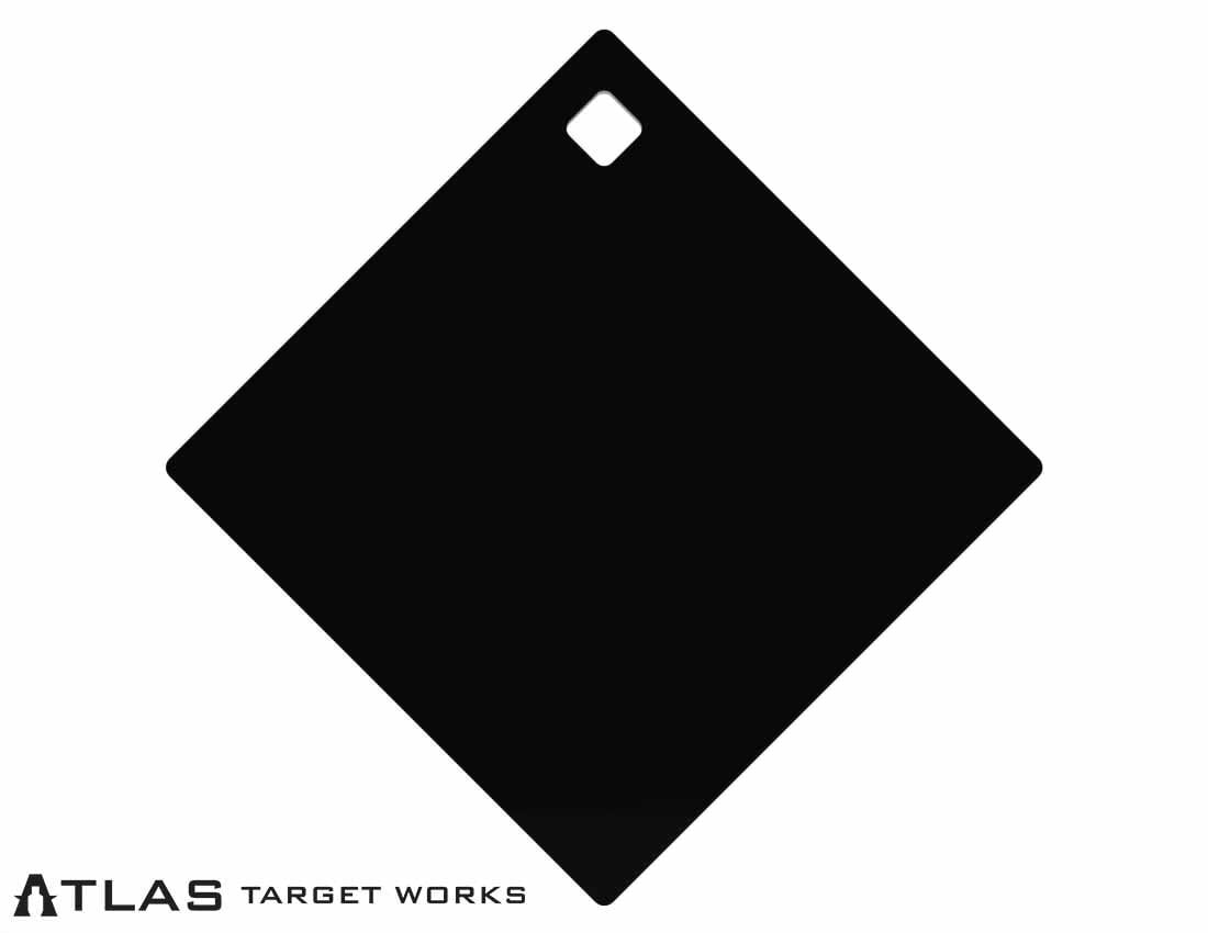 1/4" AR400 Steel Rimfire Diamond Gong - 6 inch