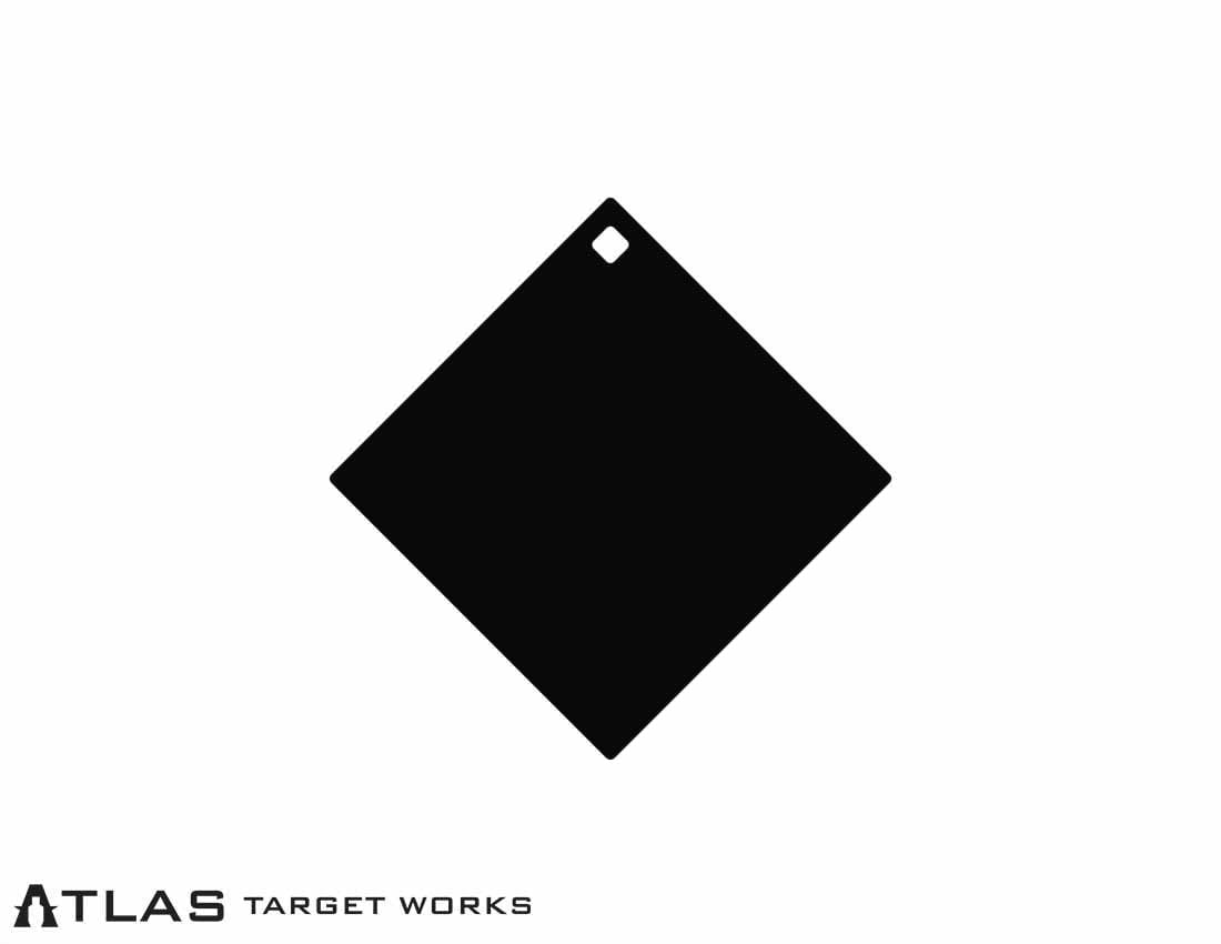 AR500 Diamond Gong - 8"