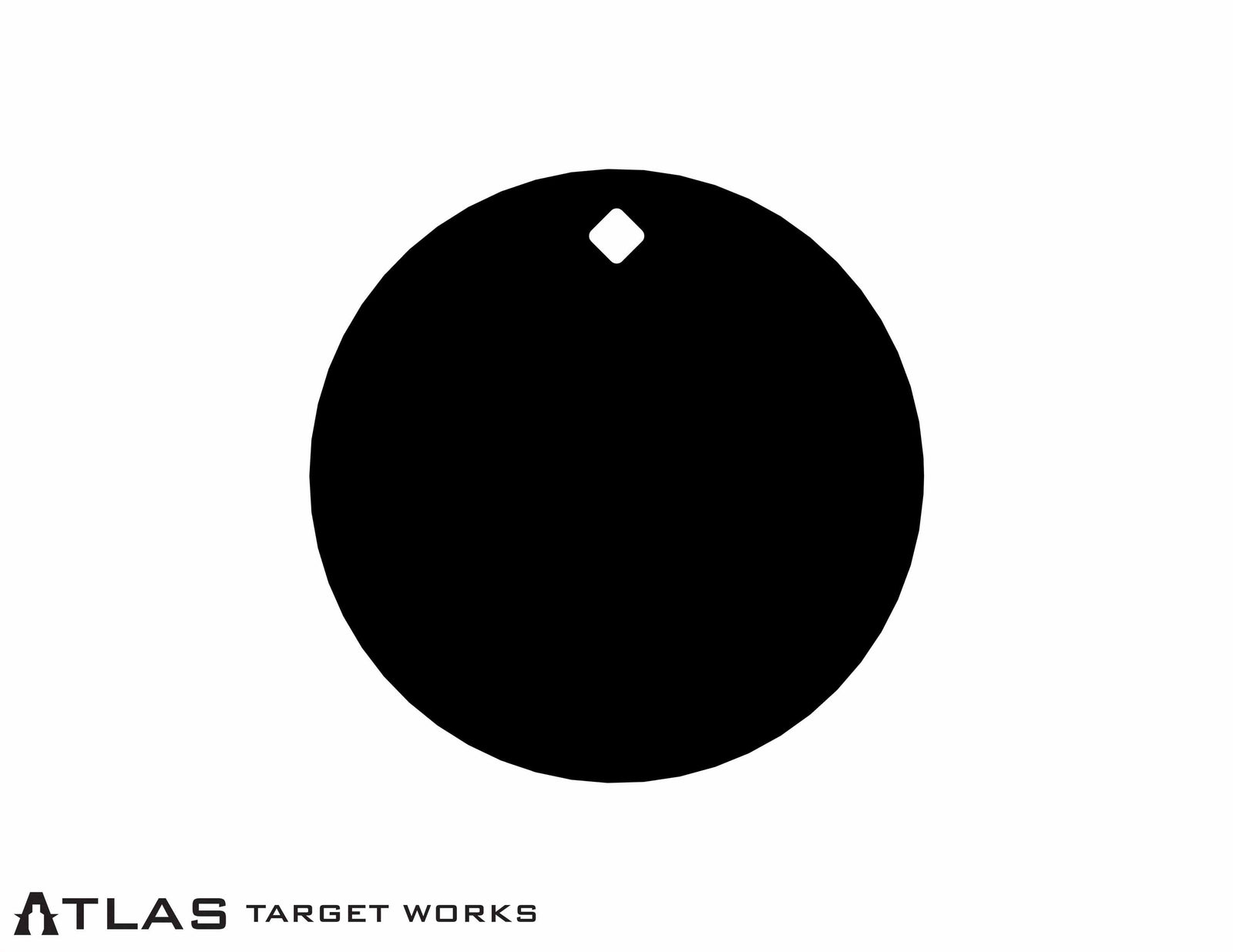 8" AR500 Steel Round Gong