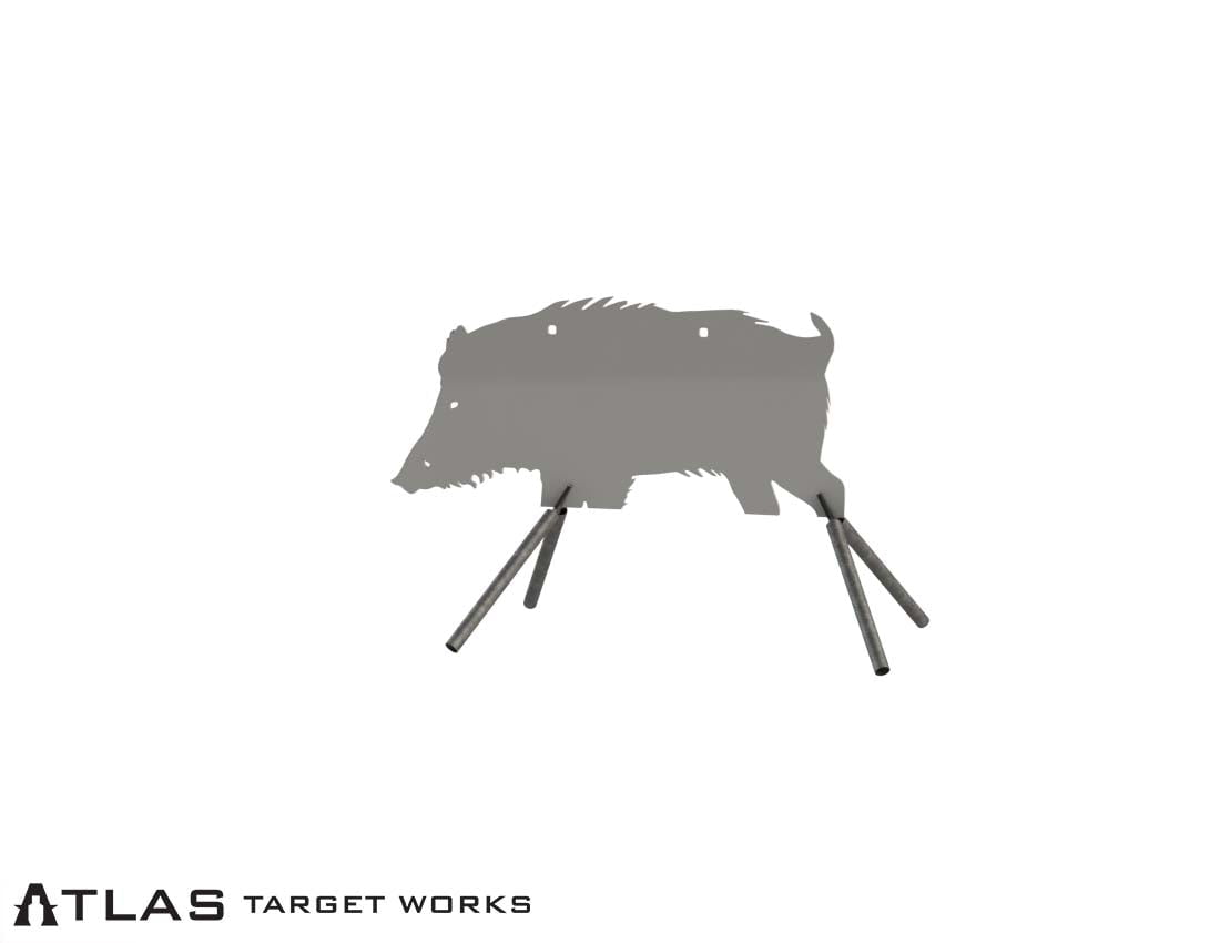 Ar500 Feral Hog Target with base legs