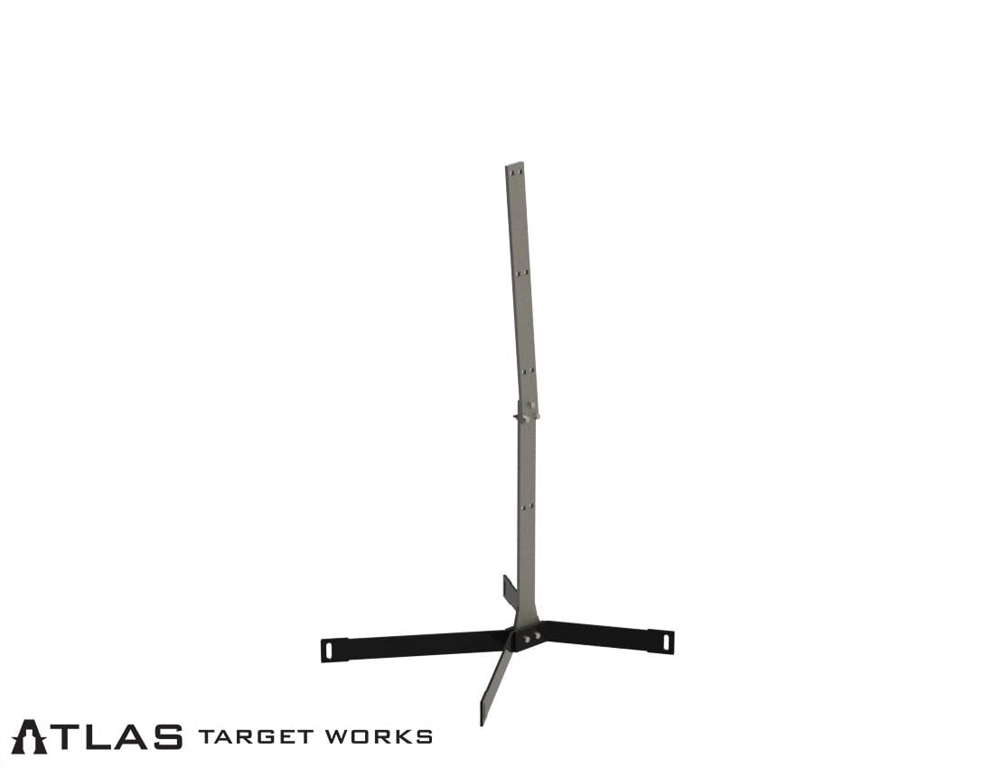 ATLAS AR500 target stand with two 24" risers