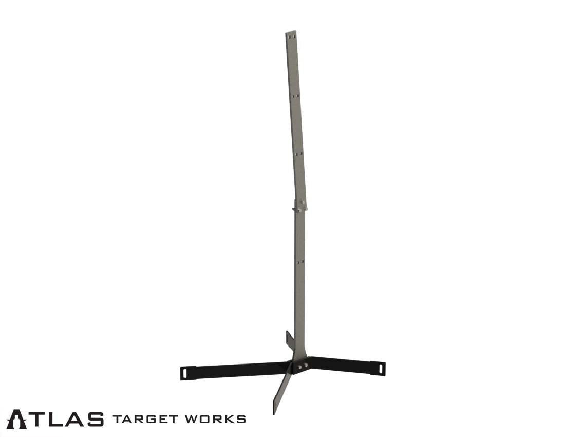 ATLAS AR500 target stand with two 28 inch tall risers