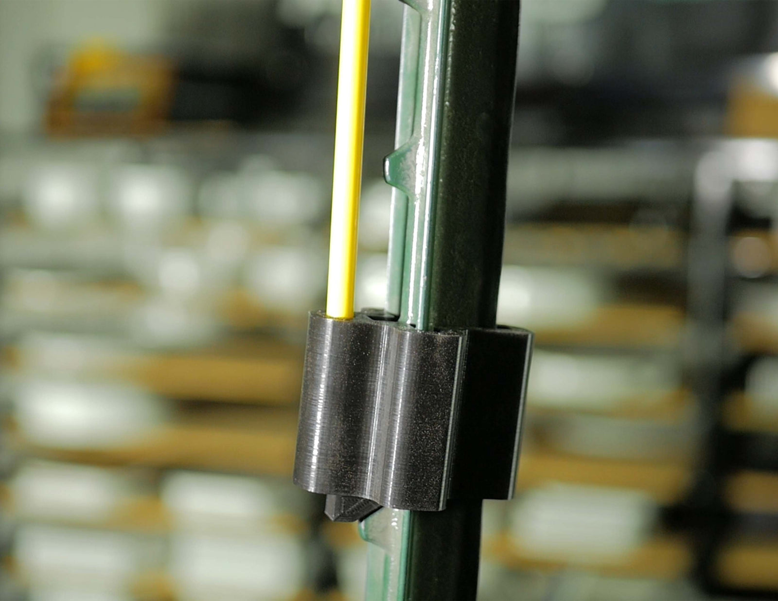 3D Printed T-Post Wind Flag Mount - Printer File (.STL)