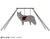 Full Size | Life Size | AR500 Steel Reactive Coyote Target | WITH GONG HANGER KIT