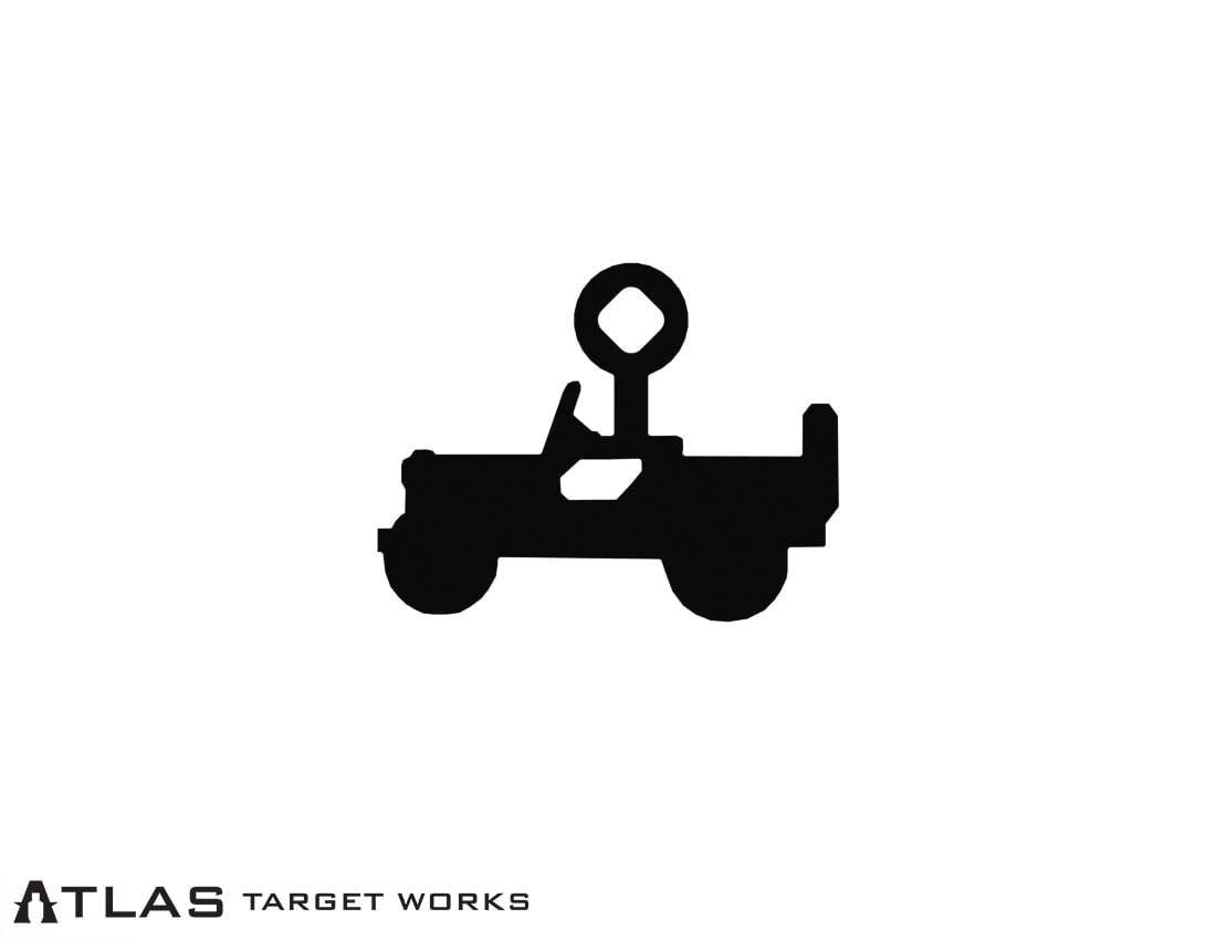 Green Army Men Rimfire Target - Willys Jeep