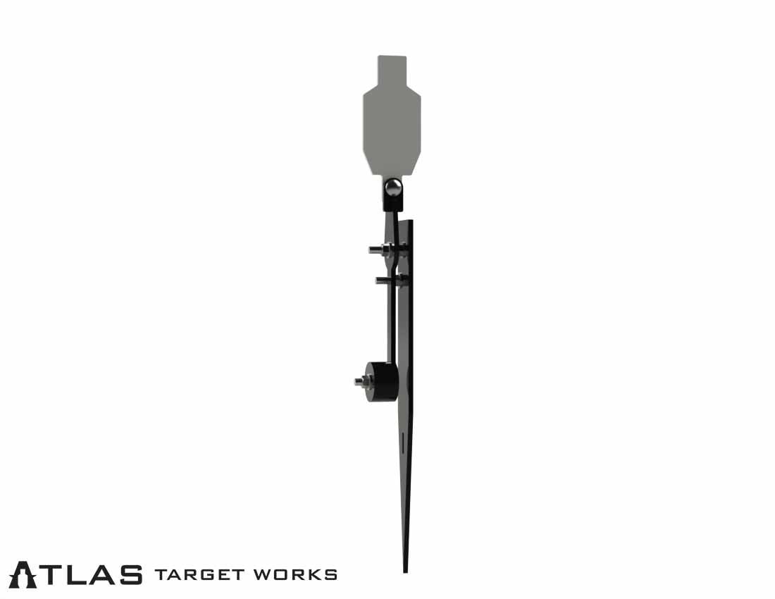 rimfire AR500 gravity popper - Mini IPSC