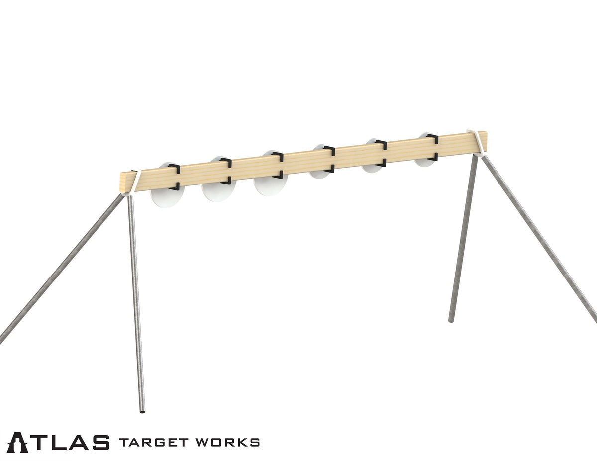 AR500 Poor Mans Plate Rack Front View