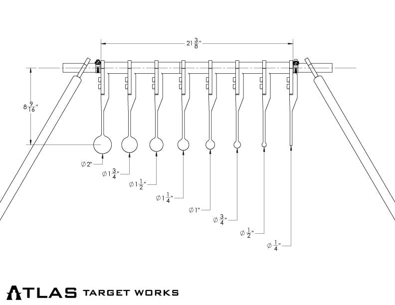 Fly Rimfire Target Know Your Limits (KYL) Target - Rimfire - Atlas Target Works