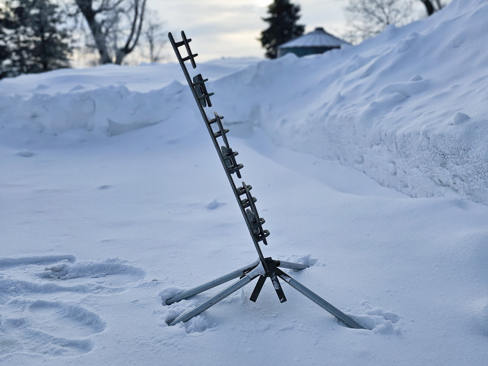 1/4" AR500 Rimfire Dueling Tree - picture side view